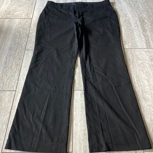 Preloved,Banana Republic,size 14,black,straight leg long pants for women